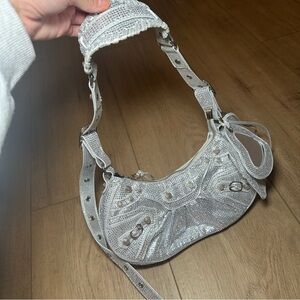 Silver Studded Women's Bag